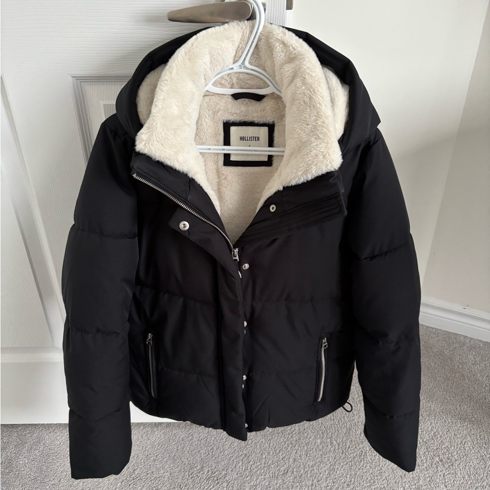 Soft Faux Fur-Lined Puffer Jacket